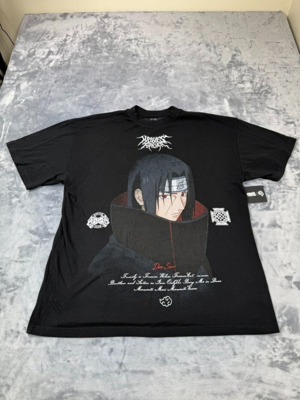 Darc Sport x Naruto Itachi Forever Premium Tee Men’s Medium NWT